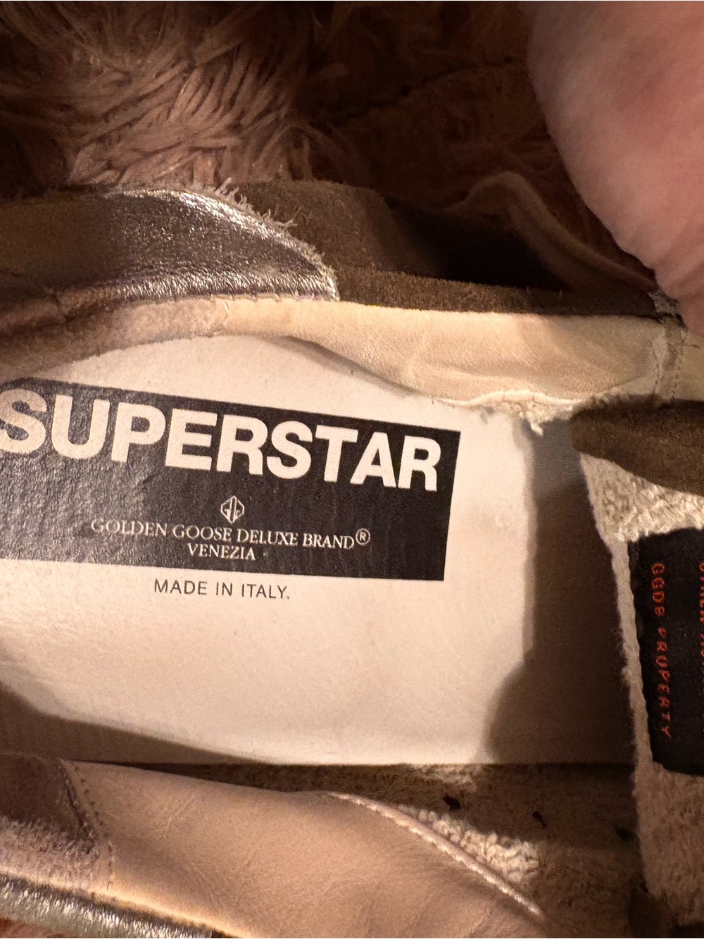 Golden Goose Brown Suede Sneakers with Silver Star - Picture 5 of 5